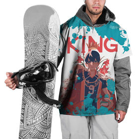 Накидка на куртку 3D с принтом Король Тобио , 100% полиэстер |  | Тематика изображения на принте: anime | haikyuu | tobio kageyama | аниме | анимэ | волейбол | тобио кагэяма
