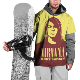Накидка на куртку 3D с принтом Nirvana   (Kurt Cobain) , 100% полиэстер |  | anarchy | courtney love | kurt cobain | music | nirvana | punks not dead | rock music | анархия | гаражный рок | гитара | гранж | кортни лав | курт кобейн | металл | нирвана | панк рок | рок музыка | рок н ролл | рокер | трэш метал