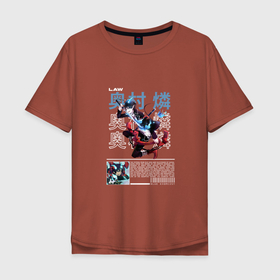 Мужская футболка хлопок Oversize с принтом Rin Okumura art в Белгороде, 100% хлопок | свободный крой, круглый ворот, “спинка” длиннее передней части | anime | blue exorcist | rin okumura | аниме | анимэ | рин окумура | синий экзорцист