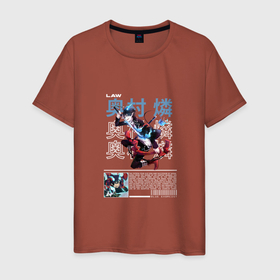 Мужская футболка хлопок с принтом Rin Okumura art в Белгороде, 100% хлопок | прямой крой, круглый вырез горловины, длина до линии бедер, слегка спущенное плечо. | Тематика изображения на принте: anime | blue exorcist | rin okumura | аниме | анимэ | рин окумура | синий экзорцист
