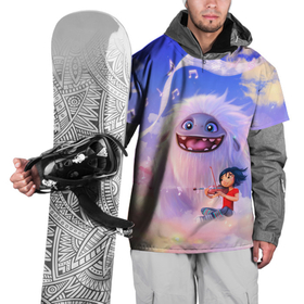 Накидка на куртку 3D с принтом Эверест Йети в Петрозаводске, 100% полиэстер |  | disney | dreamworks | fly | magic | pixar | великан | волшебство | девочка | детство | йетти | монстр | мультики | мультфильмы | облака | полет | приключения | снежный человек | чудовище