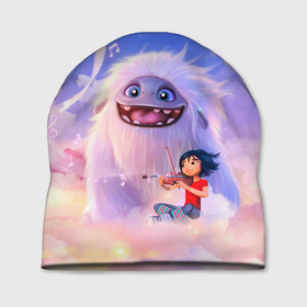 Шапка 3D с принтом Эверест Йети , 100% полиэстер | универсальный размер, печать по всей поверхности изделия | disney | dreamworks | fly | magic | pixar | великан | волшебство | девочка | детство | йетти | монстр | мультики | мультфильмы | облака | полет | приключения | снежный человек | чудовище