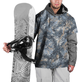 Накидка на куртку 3D с принтом Камуфляж Паук Горы , 100% полиэстер |  | горный | горы | камуфляж | маскировка | милитари | пиксельный