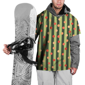 Накидка на куртку 3D с принтом Забавный полосато гороховый принт в Новосибирске, 100% полиэстер |  | Тематика изображения на принте: горох | конфетти | кружочки | линии | полосы