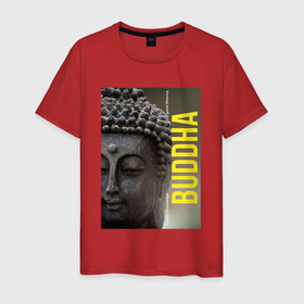 Мужская футболка хлопок с принтом Размышления Будды в Кировске, 100% хлопок | прямой крой, круглый вырез горловины, длина до линии бедер, слегка спущенное плечо. | будда | буддизм | йога | мантра | медитация | мир | мудрость | покой | просветление | релакс | саморазвитие | спокойствие | умиротворение