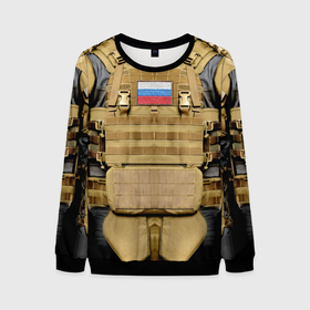 Мужской свитшот 3D с принтом Бронежилет   армия России в Тюмени, 100% полиэстер с мягким внутренним слоем | круглый вырез горловины, мягкая резинка на манжетах и поясе, свободная посадка по фигуре | akm store | army | bayonet knife | body armor | camouflage | chevron | military | russian flag | soldier | армия | бронежилет | военный | камуфляж | магазин акм | солдатский | флаг россии | шеврон | штык нож