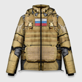 Мужская зимняя куртка 3D с принтом Бронежилет   армия России в Тюмени, верх — 100% полиэстер; подкладка — 100% полиэстер; утеплитель — 100% полиэстер | длина ниже бедра, свободный силуэт Оверсайз. Есть воротник-стойка, отстегивающийся капюшон и ветрозащитная планка. 

Боковые карманы с листочкой на кнопках и внутренний карман на молнии. | akm store | army | bayonet knife | body armor | camouflage | chevron | military | russian flag | soldier | армия | бронежилет | военный | камуфляж | магазин акм | солдатский | флаг россии | шеврон | штык нож