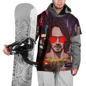 Накидка на куртку 3D с принтом Johnny  Cyberpunk2077  Джонни в Тюмени, 100% полиэстер |  | 2077 | cyberpunk | cyberpunk 2077 | judy | night city | vi | ви | джуди | жуди | кибер | киберпанк | найтсити | панк