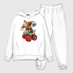 Мужской костюм хлопок OVERSIZE с принтом Donkey Kong   Super Mario   Nintendo в Петрозаводске,  |  | car | donkey kong | jaw | nintendo | super mario | teeth | video game | автомобиль | видеоигра | обезьяна | супер марио