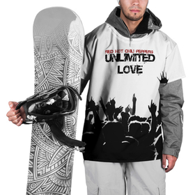 Накидка на куртку 3D с принтом Red Hot Chili Peppers   Unlimited Love в Санкт-Петербурге, 100% полиэстер |  | red hot chili peppers | весна | зима | лето | музыка | осень | ред | рок | с надписью | с текстом | хот | чили