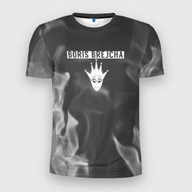 Мужская футболка 3D Slim с принтом boris brejcha   огонь в Екатеринбурге, 100% полиэстер с улучшенными характеристиками | приталенный силуэт, круглая горловина, широкие плечи, сужается к линии бедра | boris | boris brejcha | brejcha | house | minimal | mix | rave | solomun | techno