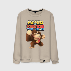 Мужской свитшот хлопок с принтом Mario Donkey Kong   Nintendo   Gorilla , 100% хлопок |  | Тематика изображения на принте: donkey kong | eyes | fist | mario | monkey | muzzle | nintendo | paws | video game | видеоигра | глаза | кулак | лапы | марио | нинтендо | обезьяна