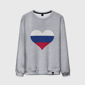 Мужской свитшот хлопок с принтом Сердце   Россия в Петрозаводске, 100% хлопок |  | heart | love | russia | патриот | россия | россиянин | русская | русский | сердечко | сердце | страна