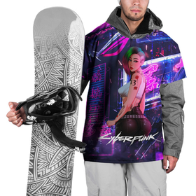 Накидка на куртку 3D с принтом Cyberpunk 18+ Judy , 100% полиэстер |  | Тематика изображения на принте: 2077 | cyberpunk | cyberpunk 2077 | judy | night city | vi | ви | джуди | жуди | кибер | киберпанк | найтсити | панк
