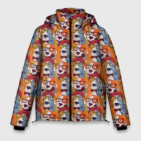 Мужская зимняя куртка 3D с принтом Собаки Бассет Хаунд в Белгороде, верх — 100% полиэстер; подкладка — 100% полиэстер; утеплитель — 100% полиэстер | длина ниже бедра, свободный силуэт Оверсайз. Есть воротник-стойка, отстегивающийся капюшон и ветрозащитная планка. 

Боковые карманы с листочкой на кнопках и внутренний карман на молнии. | animal | dog | hunter | бассет хаунд | год собаки | гончая собака | друг человека | животное | зверь | кинолог | легавая | охотник | пёс | порода собак | собака бассет хаунд | собаковод | четвероногий