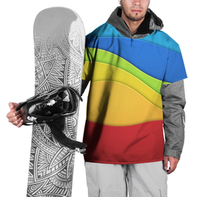 Накидка на куртку 3D с принтом Fashion pattern 2022   Wave в Новосибирске, 100% полиэстер |  | color | fashion | pattern | vanguard | wave | авангард | волна | мода | узор | цвет