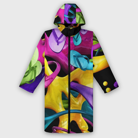 Дождевик унисекс 3D с принтом Пляжный паттерн  Summer в городе Новоалтайск,  |  | beach | color | pattern | summer | лето | пляж | узор | цвет