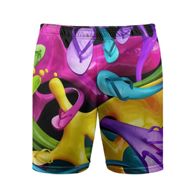 Мужские шорты спортивные с принтом Пляжный паттерн   Summer в Тюмени,  |  | beach | color | pattern | summer | лето | пляж | узор | цвет