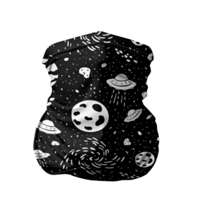 Бандана-труба 3D с принтом Космос, дудл в Петрозаводске, 100% полиэстер, ткань с особыми свойствами — Activecool | плотность 150‒180 г/м2; хорошо тянется, но сохраняет форму | дудл | звезды | инопланетяне | корабли | космические | космос | летающие | паттерн | планеты | пришельцы | тарелки | черно белый