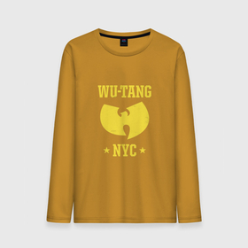 Мужской лонгслив хлопок с принтом Wu тang NYC в Курске, 100% хлопок |  | clan | gangsta rap | nyc | w | wu | wu tang | в | ву | ву танг | гангста реп | клан | ню йорк