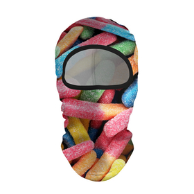 Балаклава 3D с принтом Мармеладные червячки в Новосибирске, 100% полиэстер, ткань с особыми свойствами — Activecool | плотность 150–180 г/м2; хорошо тянется, но при этом сохраняет форму. Закрывает шею, вокруг отверстия для глаз кайма. Единый размер | sweet | десерт | макаронс | мармелад | мармеладки | мармеладные червячки | пирожные | разноцветные | сахар | сладкий пирожок | сладкий пирожочек | сладкоежка | сладкоешка | сладости | червяки