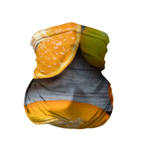 Бандана-труба 3D с принтом Мандаринки на деревянном столе в Санкт-Петербурге, 100% полиэстер, ткань с особыми свойствами — Activecool | плотность 150‒180 г/м2; хорошо тянется, но сохраняет форму | orange | дерево | лето | листья | новый год | оранж | осень | свежесть | сок | уют | цитрус | цитрусовые