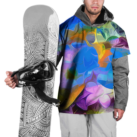 Накидка на куртку 3D с принтом Цветочный узор   Summer в Кировске, 100% полиэстер |  | color | fashion | flowers | pattern | summer | лето | мода | узор | цвет | цветы