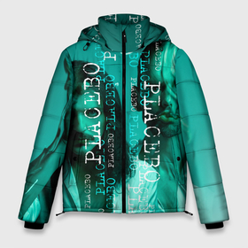 Мужская зимняя куртка 3D с принтом placebo   turquoise в Петрозаводске, верх — 100% полиэстер; подкладка — 100% полиэстер; утеплитель — 100% полиэстер | длина ниже бедра, свободный силуэт Оверсайз. Есть воротник-стойка, отстегивающийся капюшон и ветрозащитная планка. 

Боковые карманы с листочкой на кнопках и внутренний карман на молнии. | Тематика изображения на принте: handeyework | music | placebo | арт | безумные | бирюза | весна | зима | кислота | лето | мальчики | мужики | музыка | осень | плацебо | рок | синие