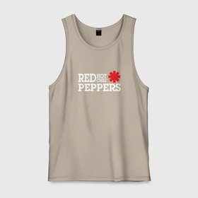 Мужская майка хлопок с принтом RHCP. Logo Red Hot Chili Peppers в Курске, 100% хлопок |  | anthony | chad | chili | flea | frusciante | hot | john | kiedis | peppers | red | red hot chili peppers | rhcp | rock | smith | джон | кидис | красные | острые | перцы | рок | смит | фли | фрушанте | чили | чэд | энтони