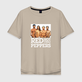 Мужская футболка хлопок Oversize с принтом RHCP (Red Hot Chili Peppers) в Курске, 100% хлопок | свободный крой, круглый ворот, “спинка” длиннее передней части | anthony | chad | chili | flea | frusciante | hot | john | kiedis | peppers | red | red hot chili peppers | rhcp | rock | smith | джон | кидис | красные | острые | перцы | рок | смит | фли | фрушанте | чили | чэд | энтони