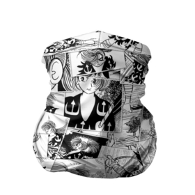 Бандана-труба 3D с принтом Dororo pattern в Санкт-Петербурге, 100% полиэстер, ткань с особыми свойствами — Activecool | плотность 150‒180 г/м2; хорошо тянется, но сохраняет форму | Тематика изображения на принте: anime | dororo | hyakkimaru | аниме | анимэ | дороро | хяккимару