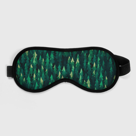 Маска для сна 3D с принтом Еловый лес   spruce forest в Белгороде, внешний слой — 100% полиэфир, внутренний слой — 100% хлопок, между ними — поролон |  | дерево | деревья | елка | елки | еловый лес | зелёный | зеленый лес | лес | лес минимализм | лесок | лесочек | цвет