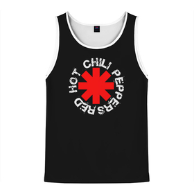 Мужская майка 3D с принтом Red Hot Chili Peppers | Rough Logo в Санкт-Петербурге, 100% полиэстер | круглая горловина, приталенный силуэт, длина до линии бедра. Пройма и горловина окантованы тонкой бейкой | anthony | balzari | by | californication | chili | flea | freaky | frusciante | getaway | hot | im | john | kiedis | logo | love | michael | pepper | peppers | red | rough | styley | the | unlimited | way | with | you | бальзари | горячий | джон |
