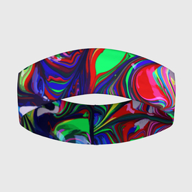 Повязка на голову 3D с принтом Vanguard color pattern  Expression ,  |  | abstraction | color | expression | fashion | pattern | vanguard | абстракция | авангард | мода | узор | цвет | экспрессия