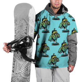 Накидка на куртку 3D с принтом БАНКА НА СКЕЙТБОРДЕ , 100% полиэстер |  | can on a skateboard | hobby | positive | sport | банка на скейтборде | позитив | спорт | хобби