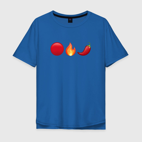 Мужская футболка хлопок Oversize с принтом Emoji RHCP в Курске, 100% хлопок | свободный крой, круглый ворот, “спинка” длиннее передней части | Тематика изображения на принте: emoji | red hot chili peppers | rhcp | rock | rock band | rock music | рок | рок группа | рок музыка | рхчп | рэд хот чили пепперс | эмодзи