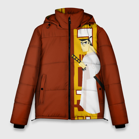 Мужская зимняя куртка 3D с принтом Принц Самурай Джек в Кировске, верх — 100% полиэстер; подкладка — 100% полиэстер; утеплитель — 100% полиэстер | длина ниже бедра, свободный силуэт Оверсайз. Есть воротник-стойка, отстегивающийся капюшон и ветрозащитная планка. 

Боковые карманы с листочкой на кнопках и внутренний карман на молнии. | Тематика изображения на принте: aku | animated series | cn_3138401_006275 | demon | jack | mult | samurai | samurai jack | shtatcn | the samurai | аку | демон | джек | мульт | мультик | мультфильм | самурай | самурай джек