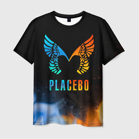 Мужская футболка 3D с принтом Placebo, Logo , 100% полиэфир | прямой крой, круглый вырез горловины, длина до линии бедер | brain molko | placebo | red hot chili peppers | rock | rock music | stefan olsdal | steve hewitt | брайан молко | британский рок | пласибо | плацебо | рок | рок группы | стив хьюитт