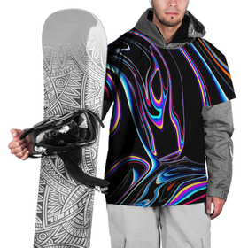Накидка на куртку 3D с принтом Vanguard pattern   Neon в Новосибирске, 100% полиэстер |  | Тематика изображения на принте: abstraction | fashion | neon | pattern | vanguard | абстракция | авангард | мода | неон | узор