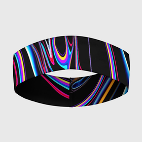 Повязка на голову 3D с принтом Vanguard pattern  Neon в Новосибирске,  |  | abstraction | fashion | neon | pattern | vanguard | абстракция | авангард | мода | неон | узор