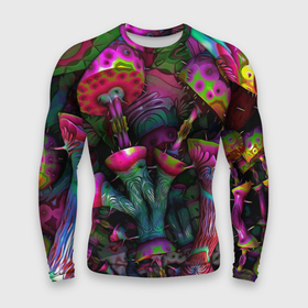 Мужской рашгард 3D с принтом Вот такие грибочки  Pattern  Психоделика в Белгороде,  |  | Тематика изображения на принте: color | fashion | mushroom | pattern | грибы | мода | узор | цвет