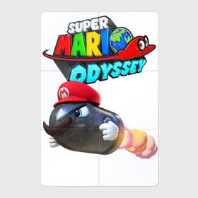 Магнитный плакат 2Х3 с принтом Super Mario Odyssey   bullet Bill   Nintendo в Петрозаводске, Полимерный материал с магнитным слоем | 6 деталей размером 9*9 см | bill | bullet | eyes | moustache | odyssey | super mario | video game | билл | видеоигра | глаза | пуля | супер марио | усы