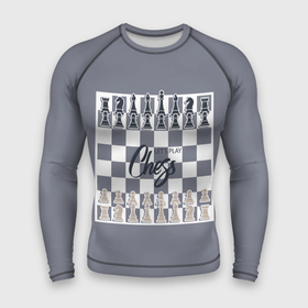 Мужской рашгард 3D с принтом Let s play chess в Санкт-Петербурге,  |  | 64 клетки | chess | ана | владимир крамник | гари каспаров | гроссмейстер | игра | король | ладья | математика | михаил ботвинник | мозг | мысль | пешка | разум | ферзь | чёрно белые | шах и мат | шахматист
