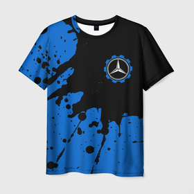 Мужская футболка 3D с принтом МЕРСЕДЕС | Краска 5 в Екатеринбурге, 100% полиэфир | прямой крой, круглый вырез горловины, длина до линии бедер | Тематика изображения на принте: amg | auto | bens | benz | logo | merc | mercedes | mersedes | moto | paint | star | vthctltc | авто | амг | бенц | брызги | звезда | класс | краска | лого | логотип | мерин | мерс | мерседес | мото | символ | символы | ьуксувуы