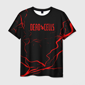 Мужская футболка 3D с принтом Dead Cells. в Курске, 100% полиэфир | прямой крой, круглый вырез горловины, длина до линии бедер | dead cells | dead cells gameplay | dead cells guides | dead cells tier list | roguelike | roguelite