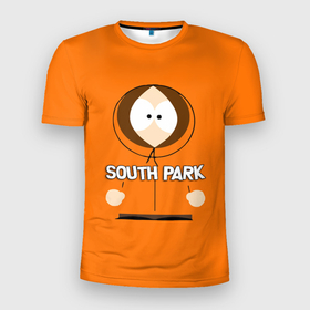Мужская футболка 3D Slim с принтом Кенни МакКормик Южный парк в Кировске, 100% полиэстер с улучшенными характеристиками | приталенный силуэт, круглая горловина, широкие плечи, сужается к линии бедра | kenny | south park | кенни | мультфильм | саус парк | сауспарк | сериал | южный парк