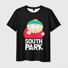 Мужская футболка 3D с принтом Южный парк   Эрик в Белгороде, 100% полиэфир | прямой крой, круглый вырез горловины, длина до линии бедер | eric | south park | мультфильм | саус парк | сауспарк | сериал | эрик | южный парк
