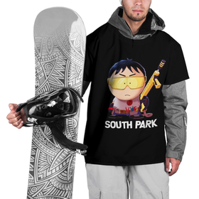 Накидка на куртку 3D с принтом Южный парк   South Park в Новосибирске, 100% полиэстер |  | Тематика изображения на принте: south park | мультфильм | саус парк | сауспарк | сериал | южный парк