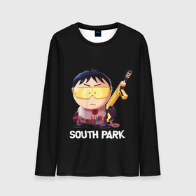 Мужской лонгслив 3D с принтом Южный парк   South Park в Екатеринбурге, 100% полиэстер | длинные рукава, круглый вырез горловины, полуприлегающий силуэт | south park | мультфильм | саус парк | сауспарк | сериал | южный парк