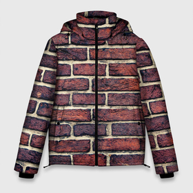 Мужская зимняя куртка 3D с принтом Brick Wall в Белгороде, верх — 100% полиэстер; подкладка — 100% полиэстер; утеплитель — 100% полиэстер | длина ниже бедра, свободный силуэт Оверсайз. Есть воротник-стойка, отстегивающийся капюшон и ветрозащитная планка. 

Боковые карманы с листочкой на кнопках и внутренний карман на молнии. | pink floyd | кирпичи | паттерн | пинк флойд | стена | узор